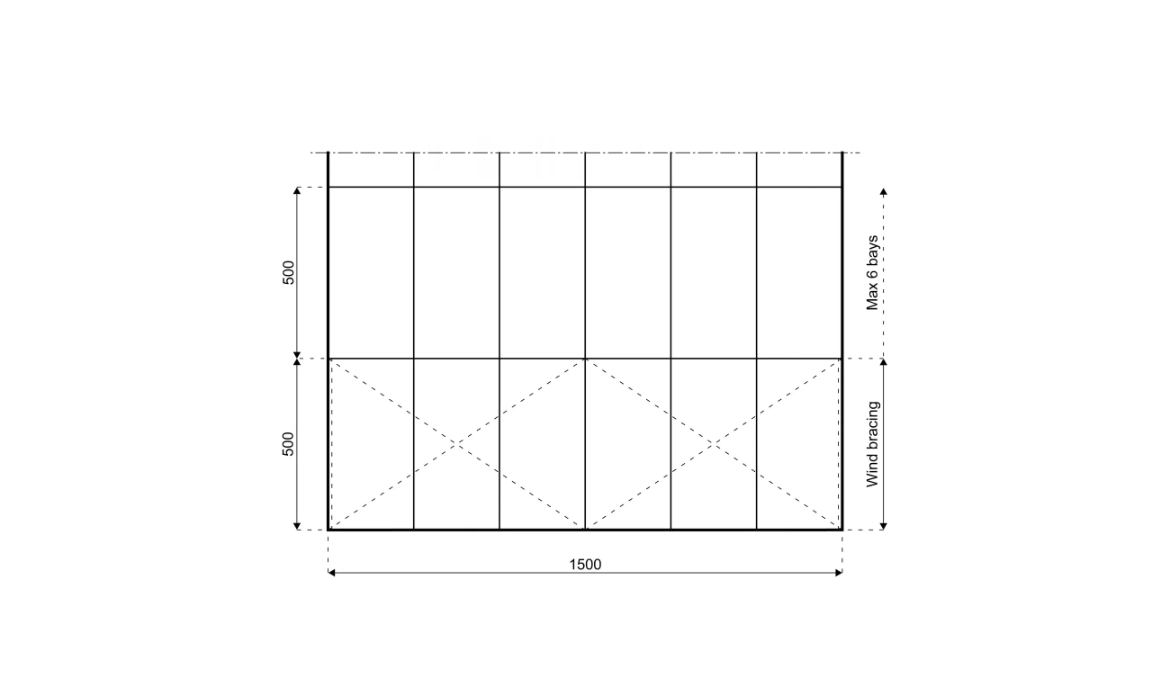 15m Hoecker Marquee Structure
Dimensions