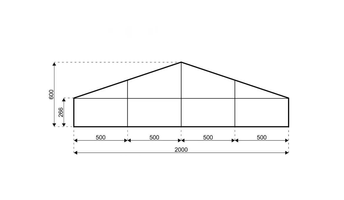 20m Hoecker Marquee Structure
Gable Specifications