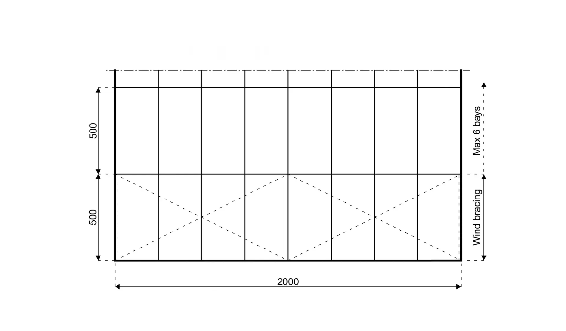 20m Hoecker Marquee Structure
Dimensions