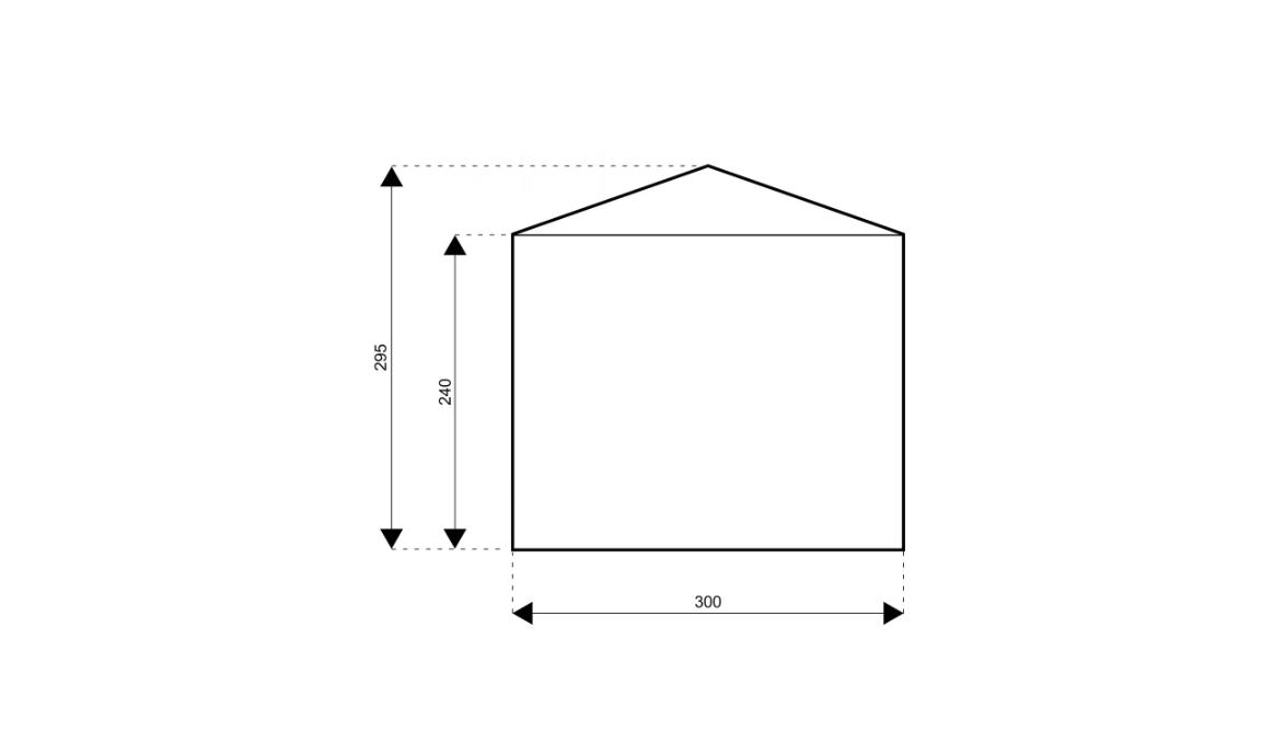 3m Hoecker Marquee Structure
Gable Specifications