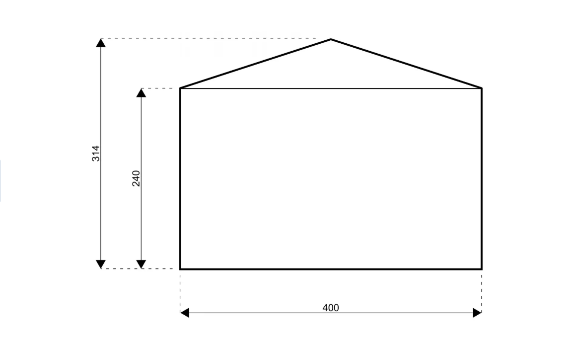 3m Hoecker Marquee Structure
Gable Specifications