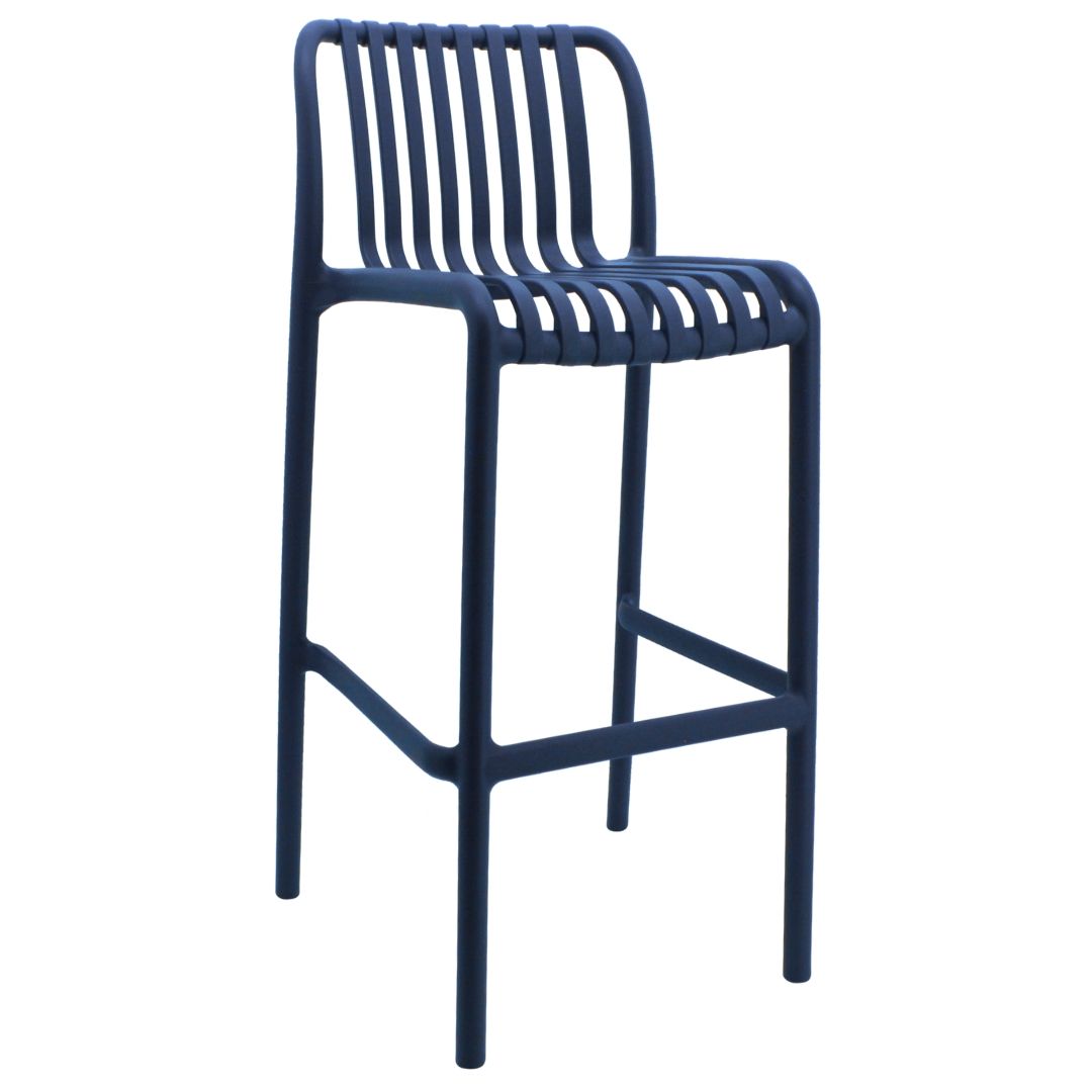 Navy Midnight Blue Bar Stool
