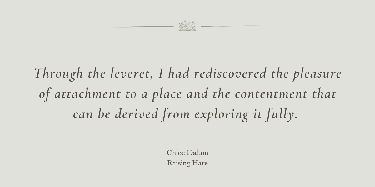 Raising Hare by Chloe Dalton - A Book Review by Sue Cartwright, Spiral Leaf