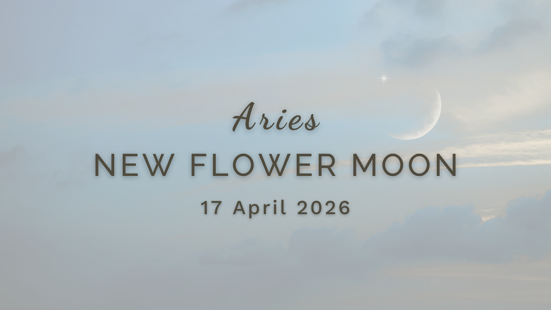 New Flower Moon in Aries - 17 April 2026 (2026) by Sue Cartwright, Spiral Leaf New Flower Moon in Aries - 17 April 2026 (2026) by Sue Cartwright, Spiral Leaf