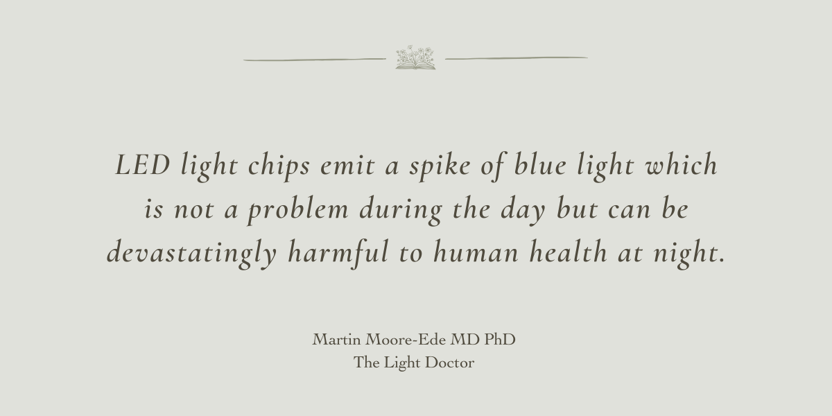 The Light Doctor by Martin Moore-Ede MD PhD - A Book Review by Sue Cartwright, Spiral Leaf The Light Doctor by Martin Moore-Ede MD PhD - A Book Review by Sue Cartwright, Spiral Leaf
