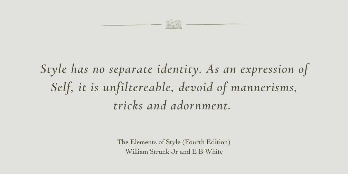 The Elements of Style by William Strunk Jr and E B White - A Book Review by Sue Cartwright, Spiral Leaf