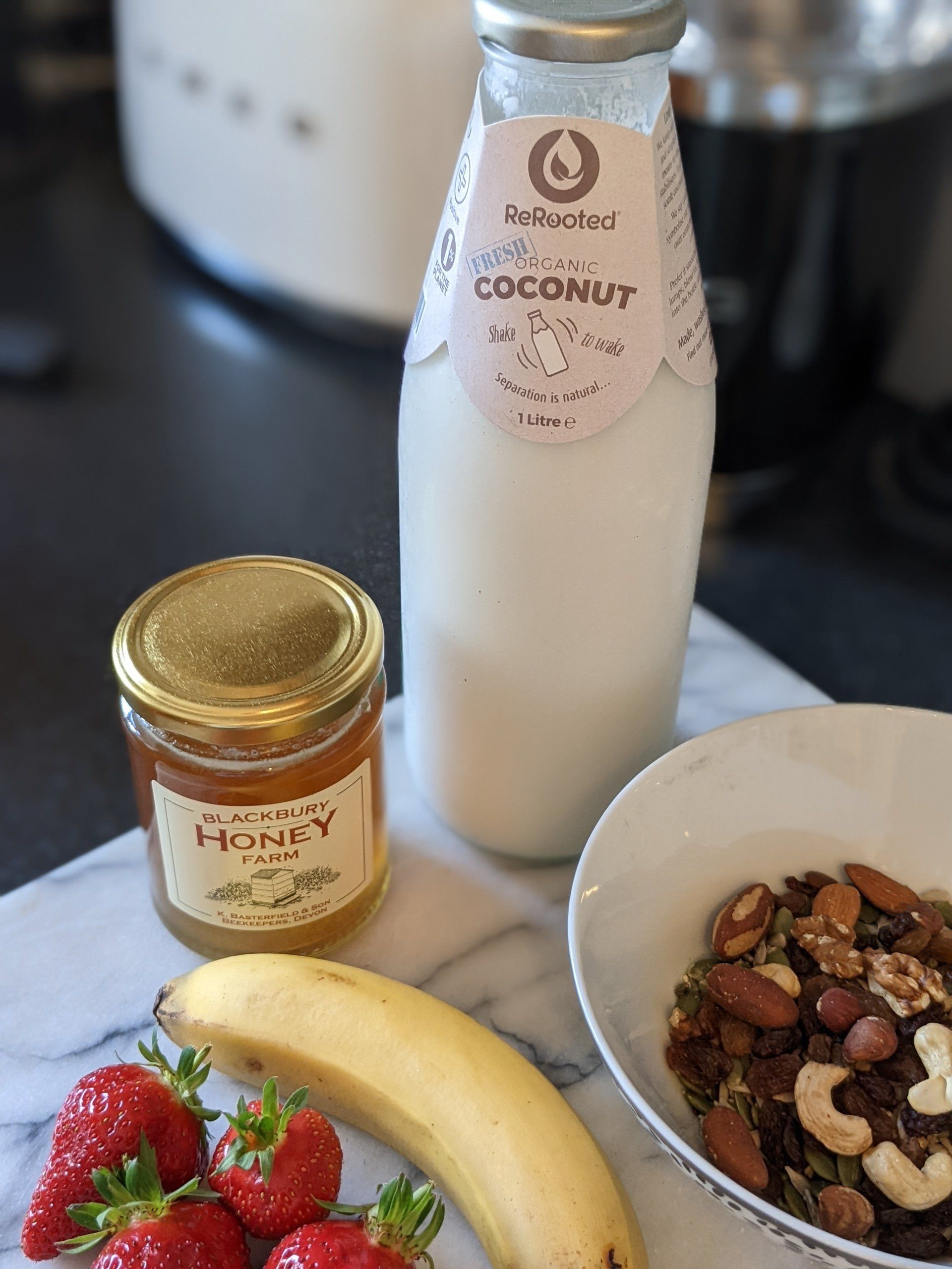 Seedy Fruit and Nut Breakfast - A Recipe by Sue Cartwright, Spiral Leaf
