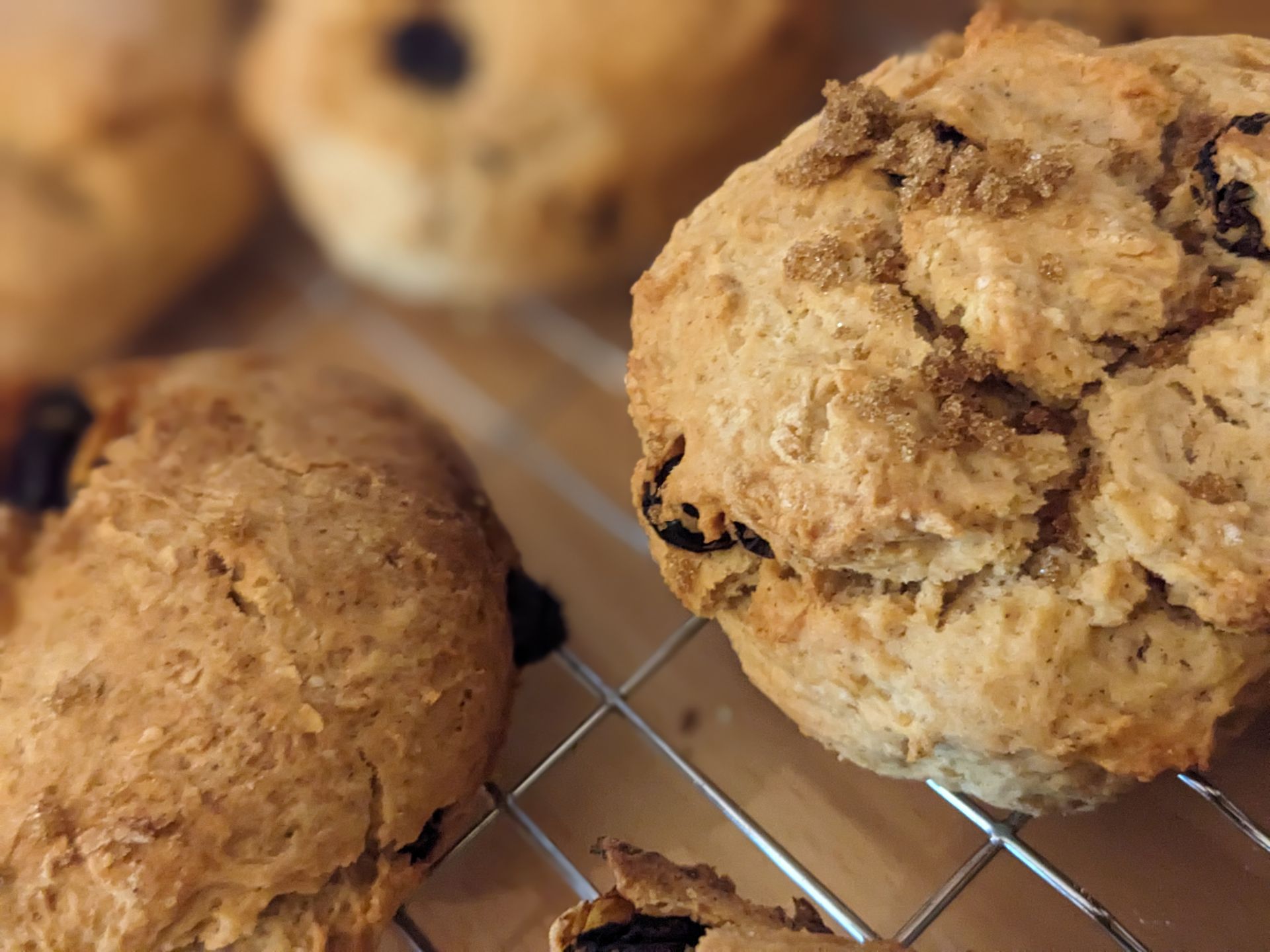 Easy Festive Sultana Scones - A Recipe by Sue Cartwright, Spiral Leaf