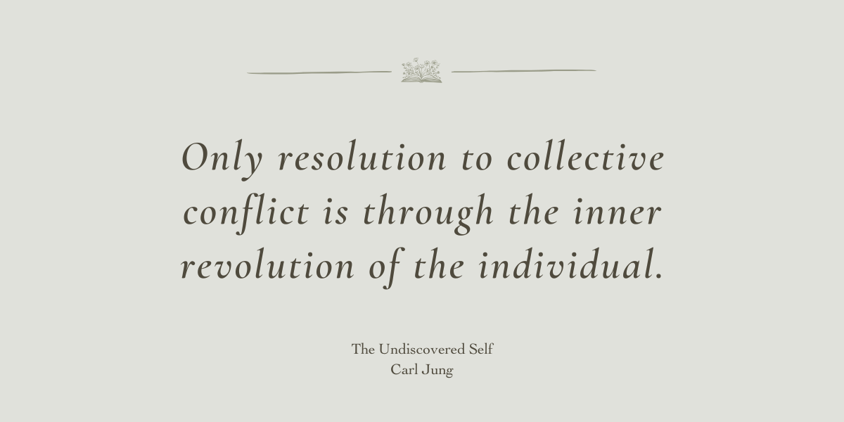 The Undiscovered Self by Carl Jung - Book Review by Sue Cartwright, Spiral Leaf