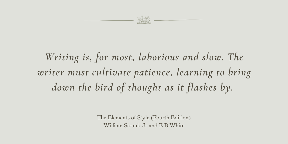 The Elements of Style by William Strunk Jr and E B White - A Book Review by Sue Cartwright, Spiral Leaf