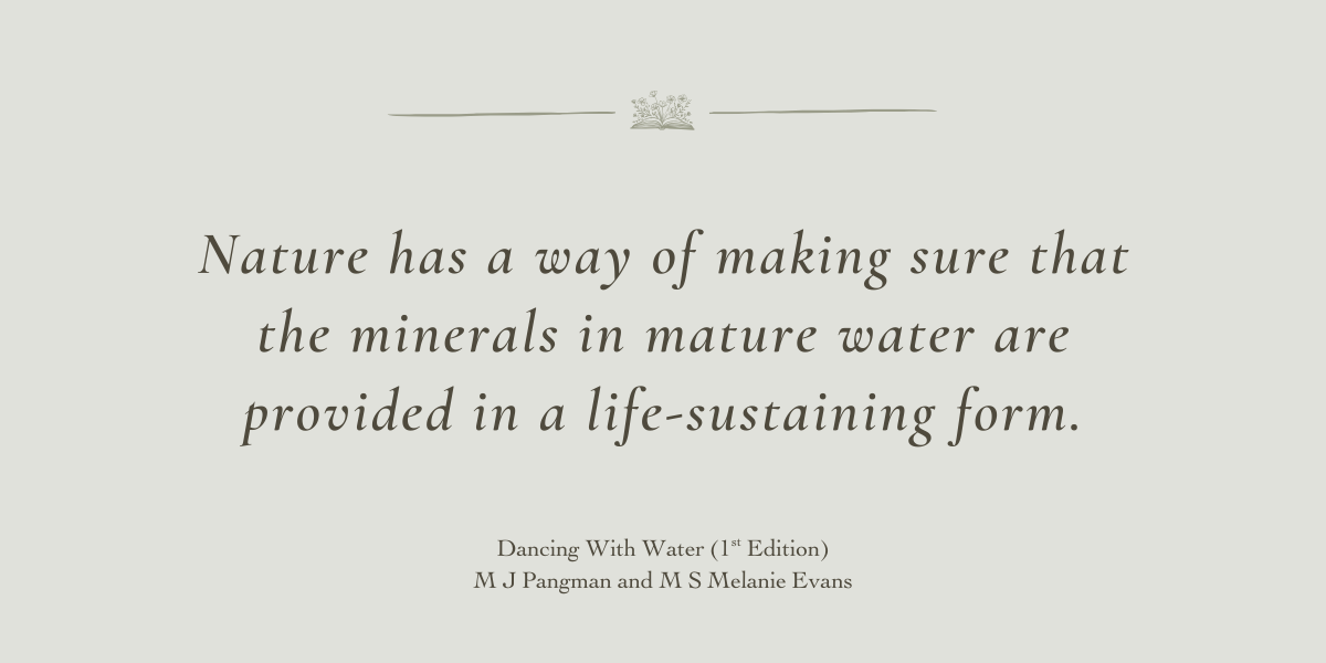 Dancing with Water by M J Pangman MS and Melanie Evans - Book Review by Sue Cartwright, Spiral Leaf