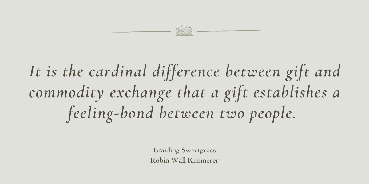 The Art of Reciprocal Giving by Sue Cartwright, Spiral Leaf The Art of Reciprocal Giving by Sue Cartwright, Spiral Leaf