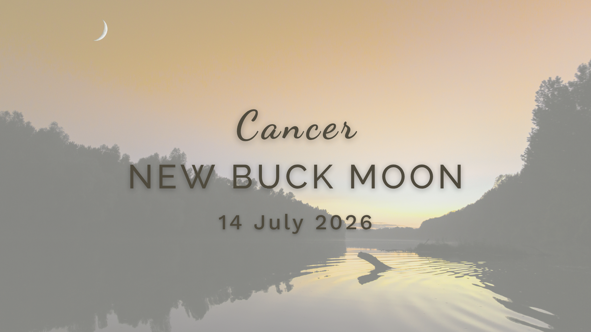 New Buck Moon in Cancer -Tuesday 14 July (2026) by Sue Cartwright, Spiral Leaf New Buck Moon in Cancer -Tuesday 14 July (2026) by Sue Cartwright, Spiral Leaf
