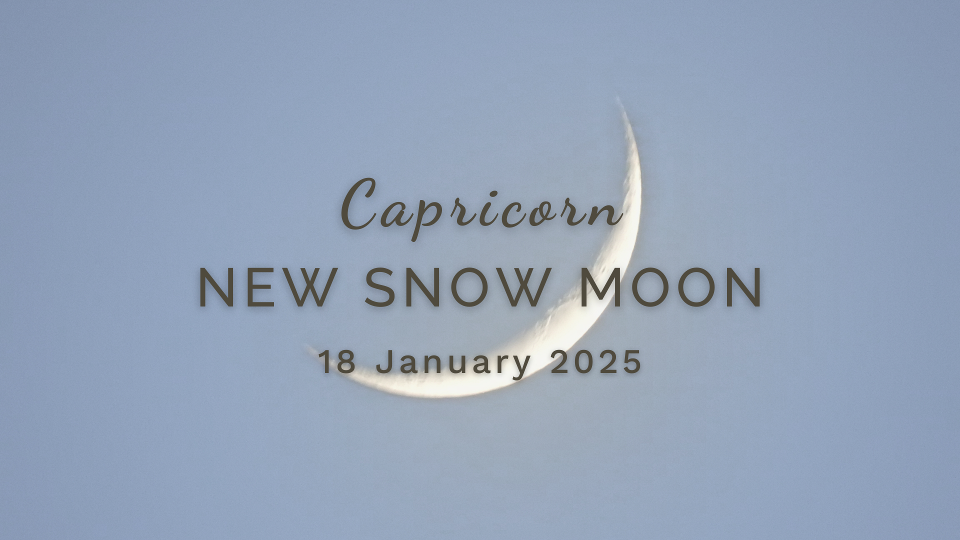 New Snow Moon in Capricorn - Sunday 18 January (2026) by Sue Cartwright, Spiral Leaf New Snow Moon in Capricorn - Sunday 18 January (2026) by Sue Cartwright, Spiral Leaf