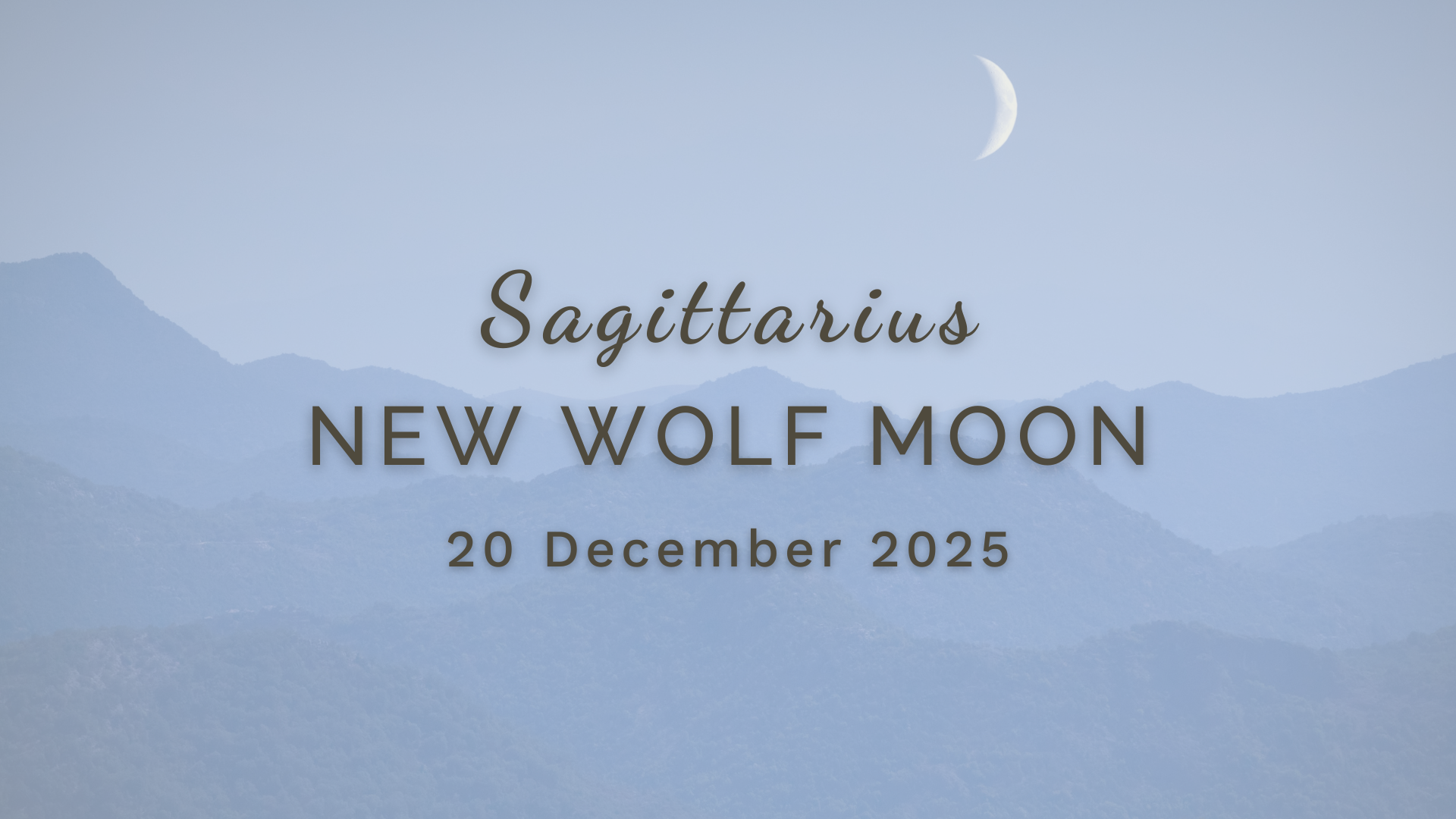 New Wolf Moon in Sagittaruis - Saturday 20 December (2025) by Sue Cartwright, Spiral Leaf New Wolf Moon in Sagittaruis - Saturday 20 December (2025) by Sue Cartwright, Spiral Leaf