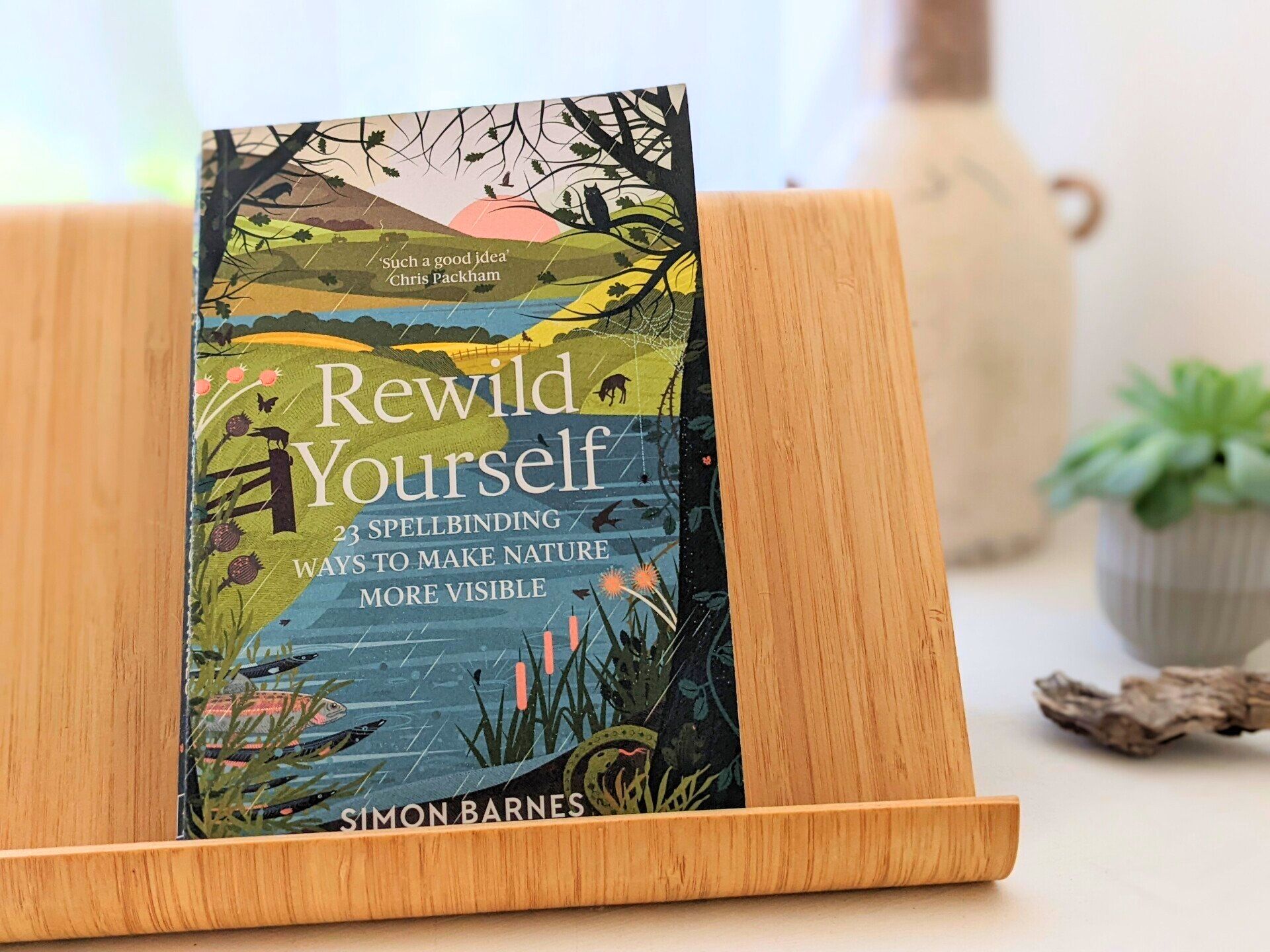 Rewild Yourself by Simon Barnes - Book Review by Sue Cartwright, Spiral Leaf Rewild Yourself by Simon Barnes - A Book Review by Sue Cartwright, Spiral Leaf