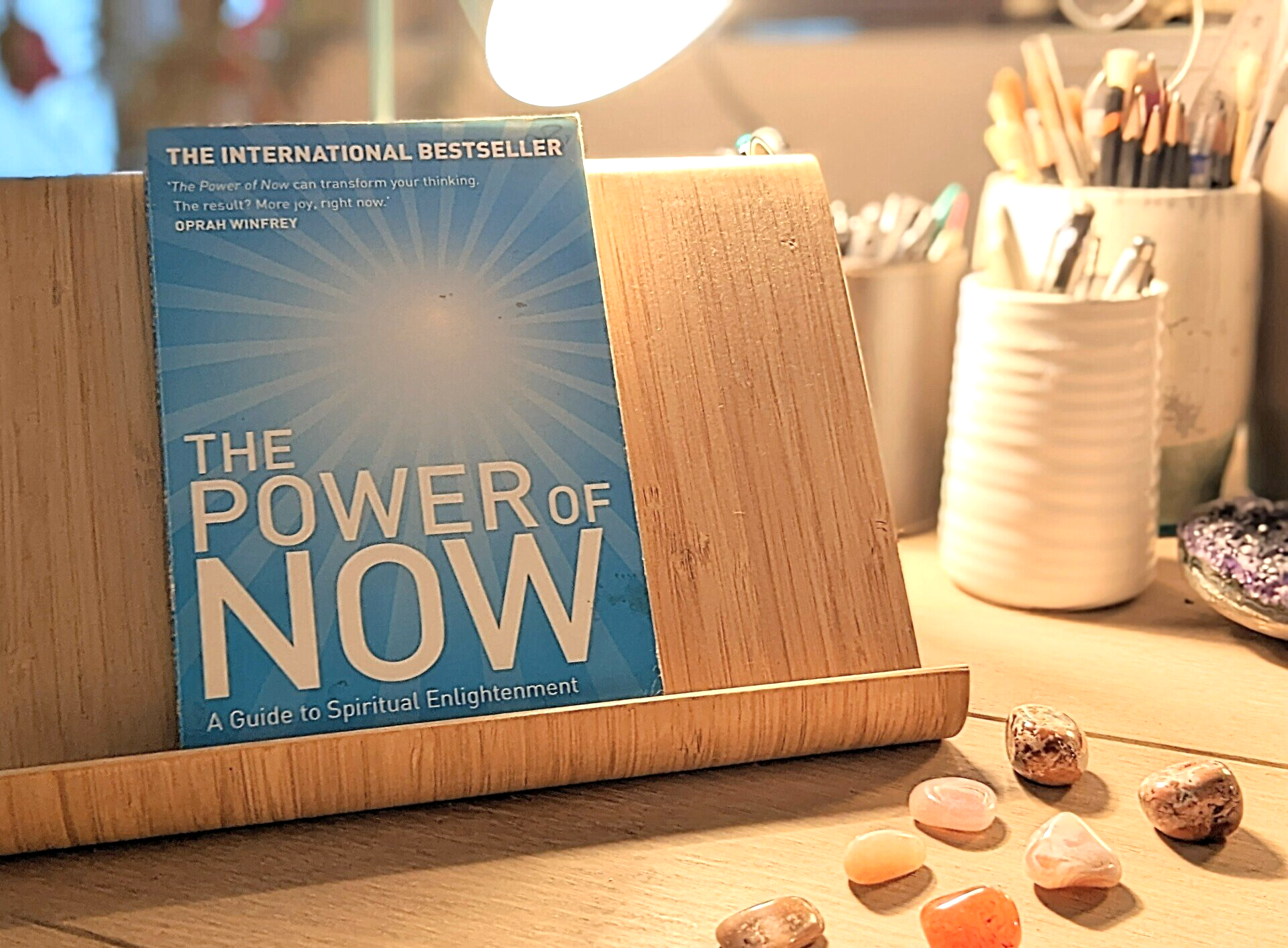 The Power of Now by Eckhart Tolle - A Book Review by Sue Cartwright, Spiral Leaf