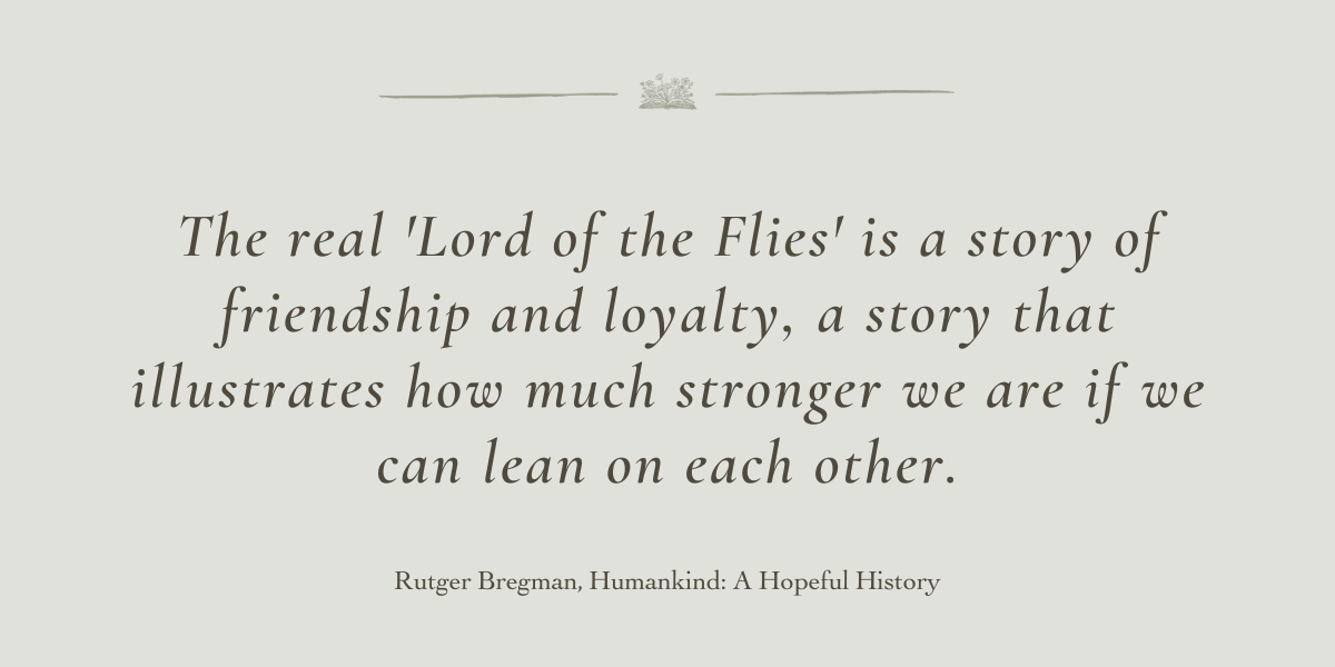 The True Story of the Lord of the Flies by Sue Cartwright, Spiral Leaf