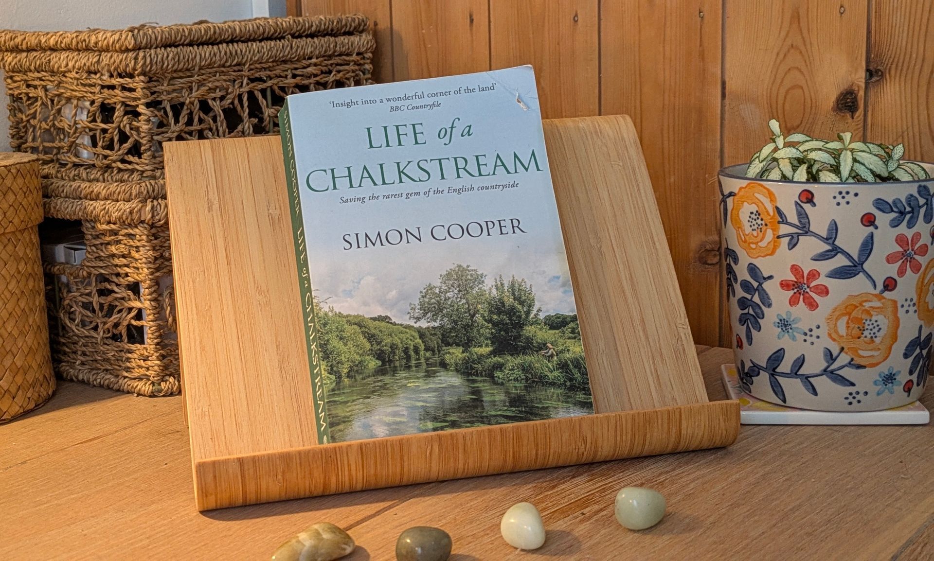 Life of a Chalkstream by Simon Cooper - Book Review by Sue Cartwright, Spiral Leaf