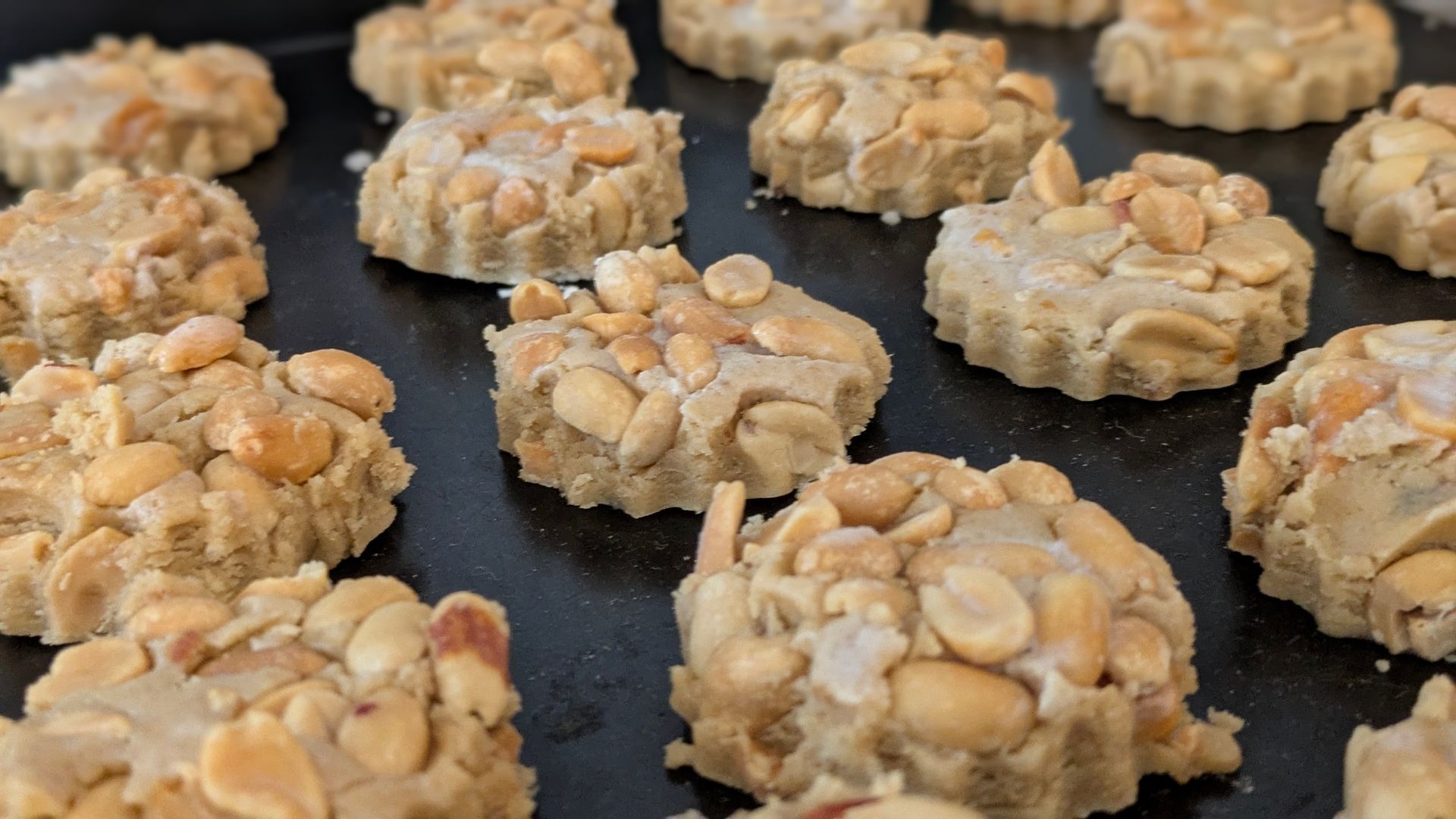 Sweet and Salty Crunchy Nut Biscuits - A Recipe by Sue Cartwright, Spiral Leaf