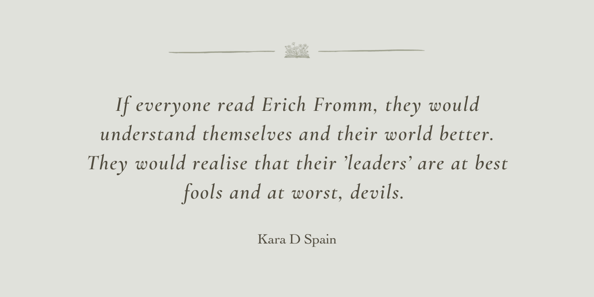 The Art of Loving by Erich Fromm - Book Review by Sue Cartwright, Spiral Leaf The Art of Loving by Erich Fromm - Book Review by Sue Cartwright, Spiral Leaf