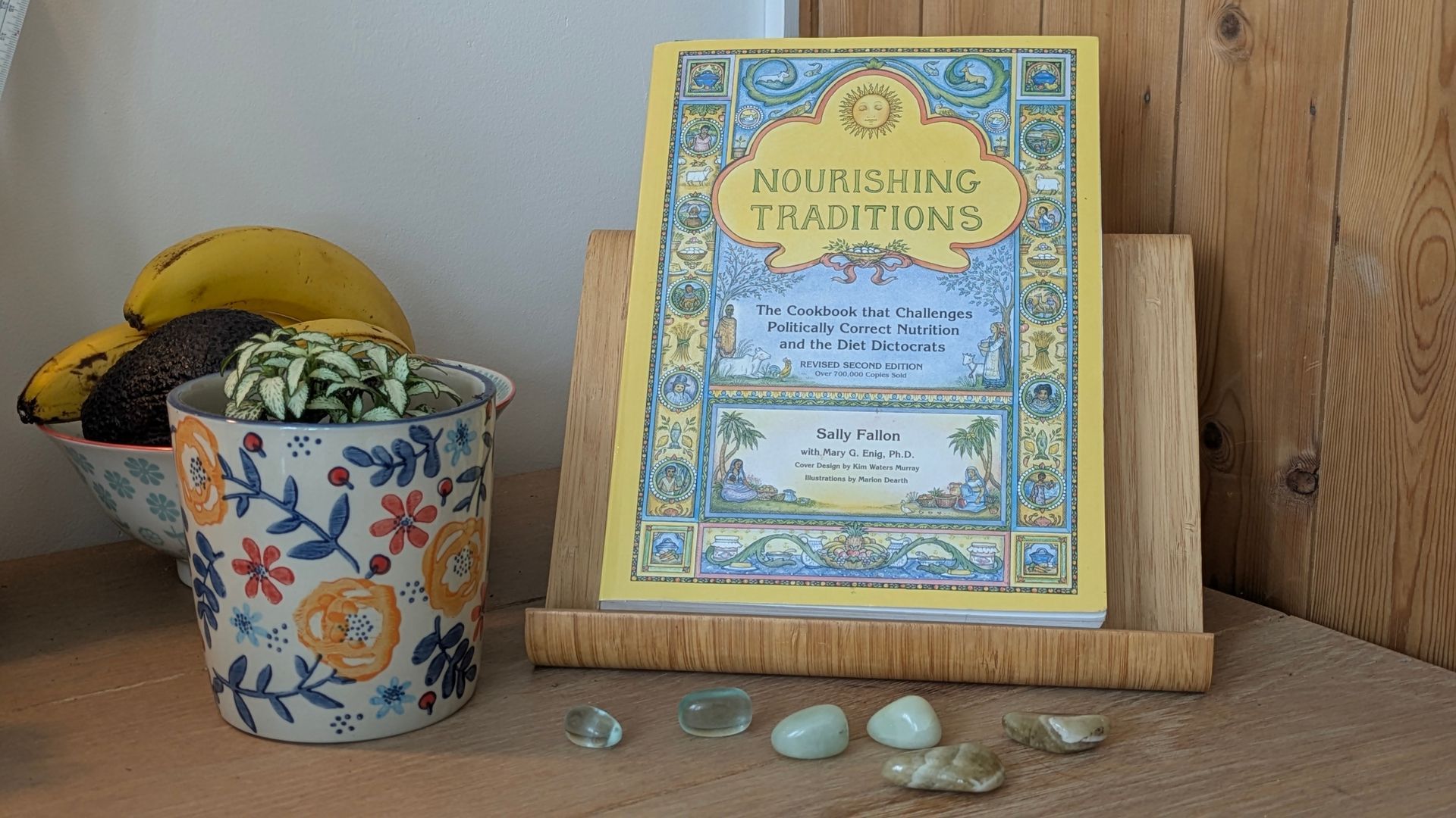 Nourishing Traditions by Sally Fallon with Mary G Enig PhD - Book Review by Sue Cartwright, Spiral Leaf Nourishing Traditions by Sally Fallon with Mary G Enig PhD - Book Review by Sue Cartwright, Spiral Leaf