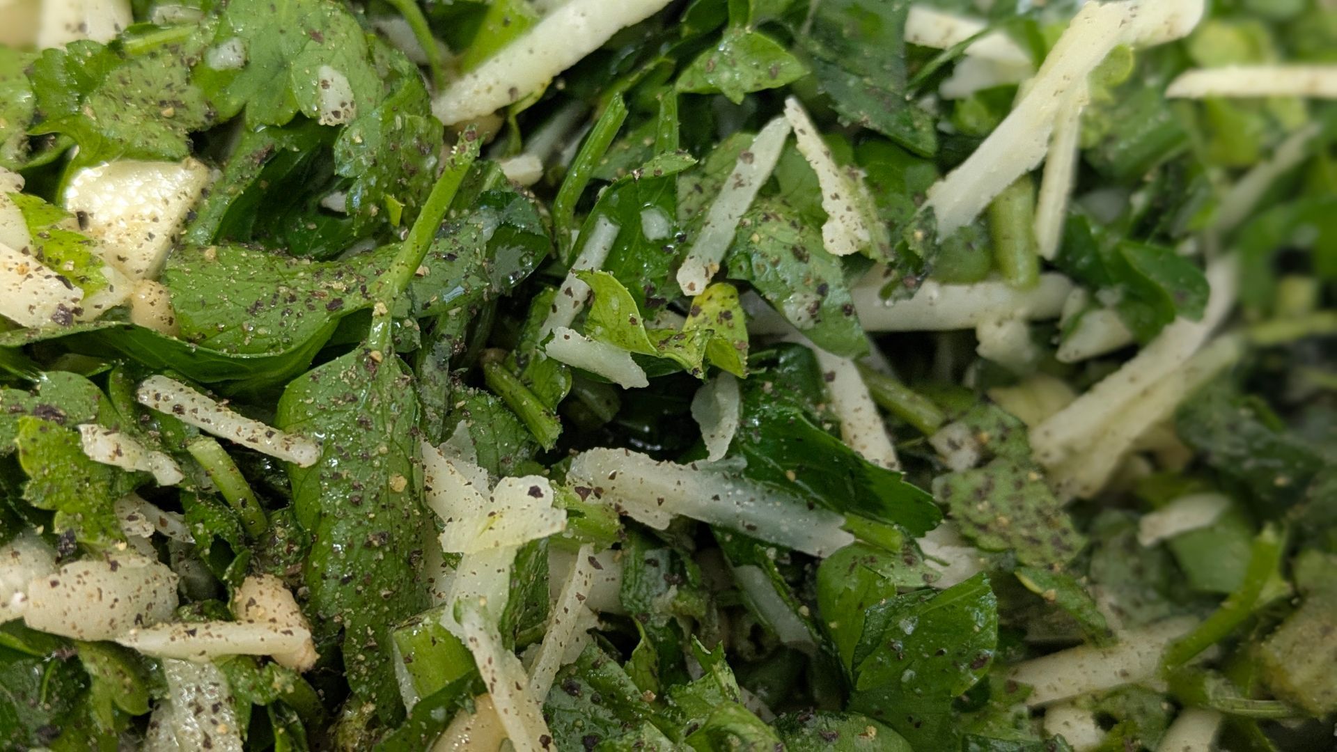 Mediterranean Parsley and Pine Nut Pesto - A Recipe by Sue Cartwright, Spiral Leaf