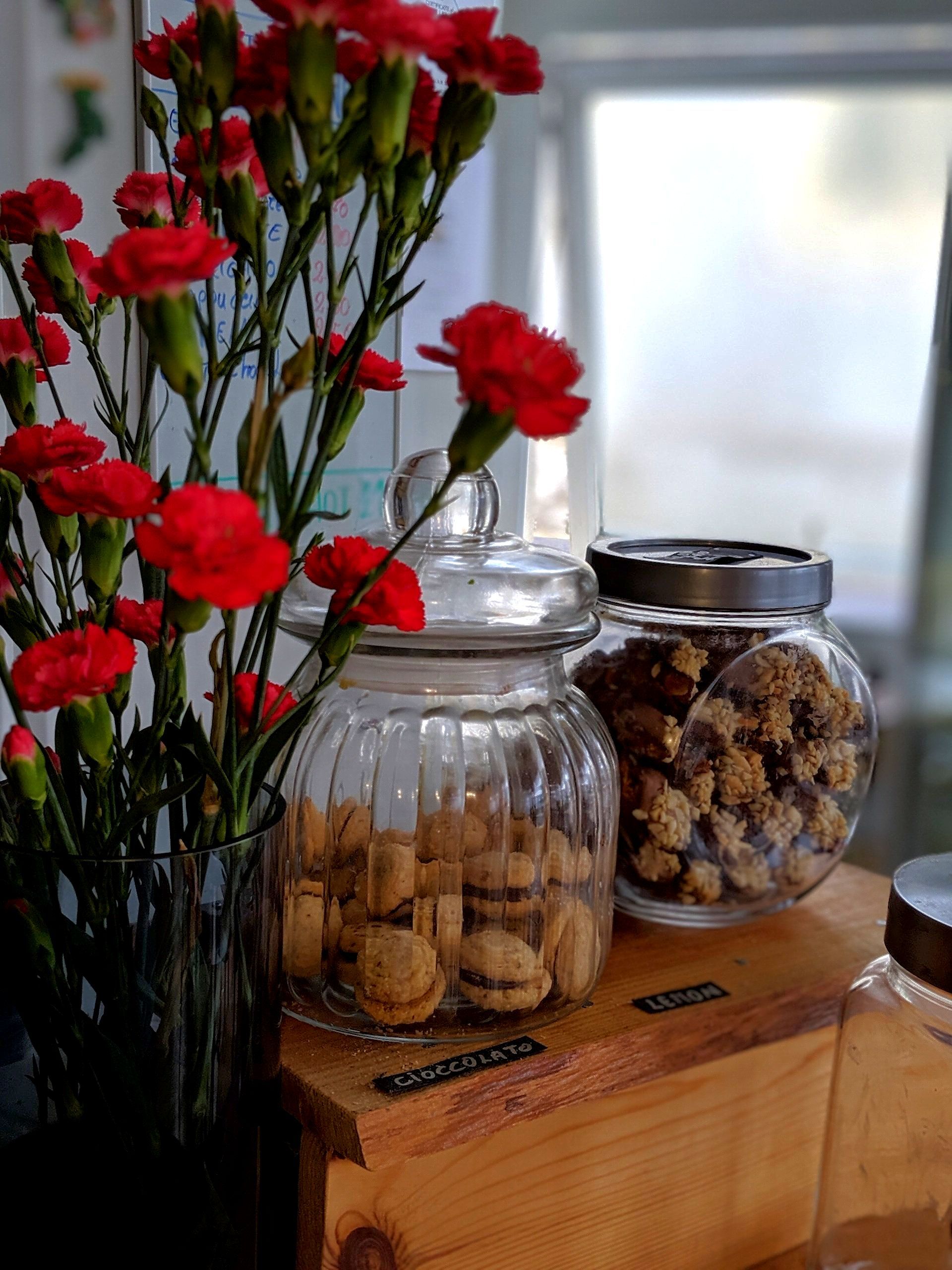 Jars in Rows - A Poem by Sue Cartwright, Spiral Leaf