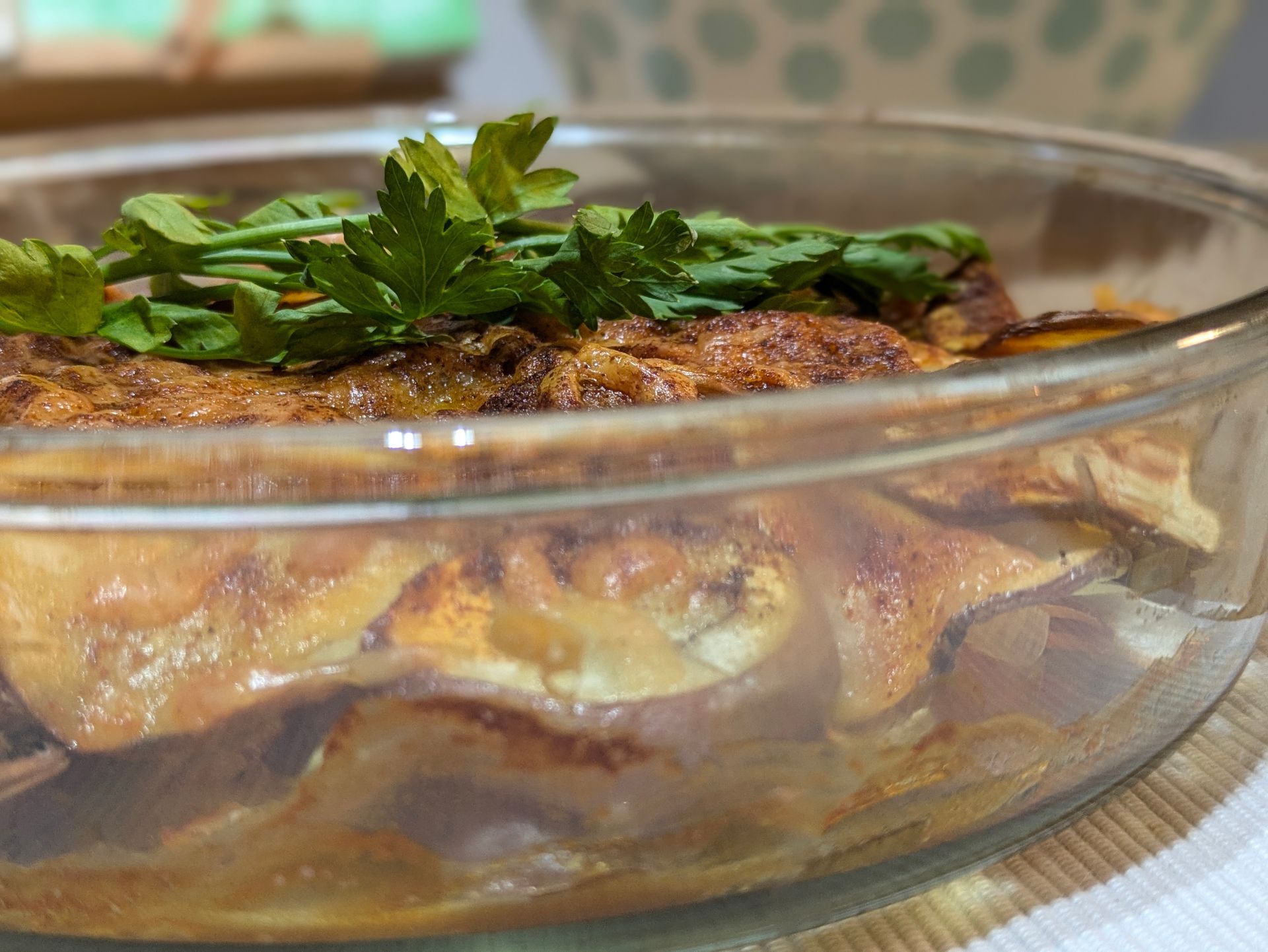 Healthy and Tasty Red Potato, Leek and Onion Pie - A Recipe by Sue Cartwright, Spiral Leaf