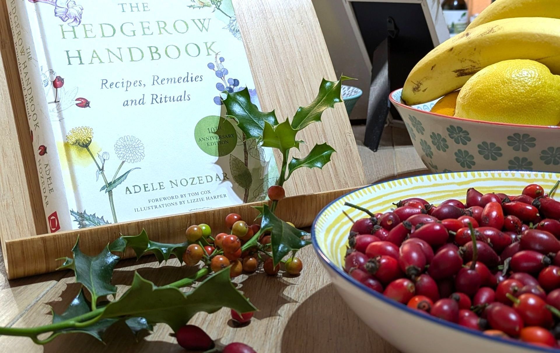 The Hedgerow Handbook by Adele Nozedar - Book Review by Sue Cartwright, Spiral Leaf The Hedgerow Handbook by Adele Nozedar - Book Review by Sue Cartwright, Spiral Leaf