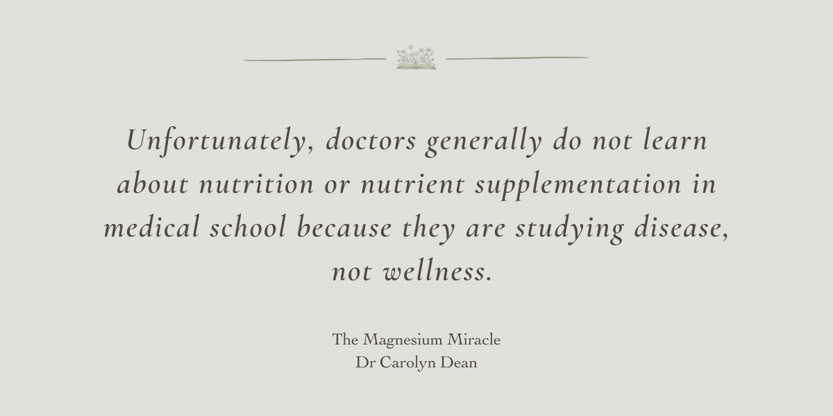 The Magnesium Miracle by Carolyn Dean MD ND - A Book Review by Sue Cartwright, Spiral Leaf