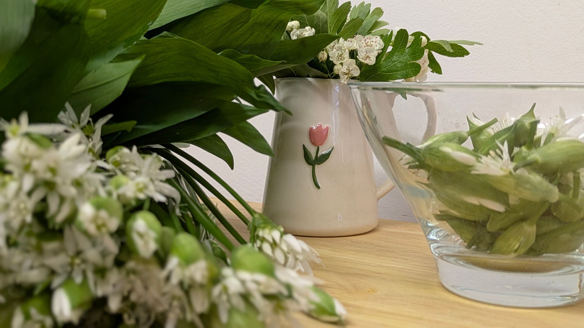 Wild Garlic Pesto and Pecan Nuts - A Recipe by Sue Cartwright, Spiral Leaf