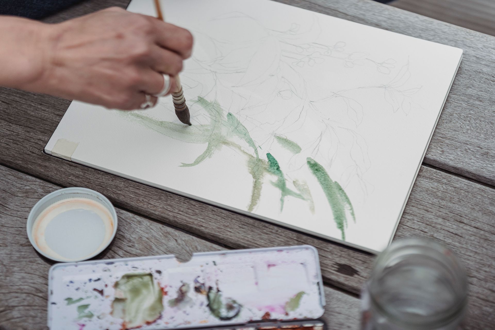 Things to do in Nature in June by Sue Cartwright, Spiral Leaf
