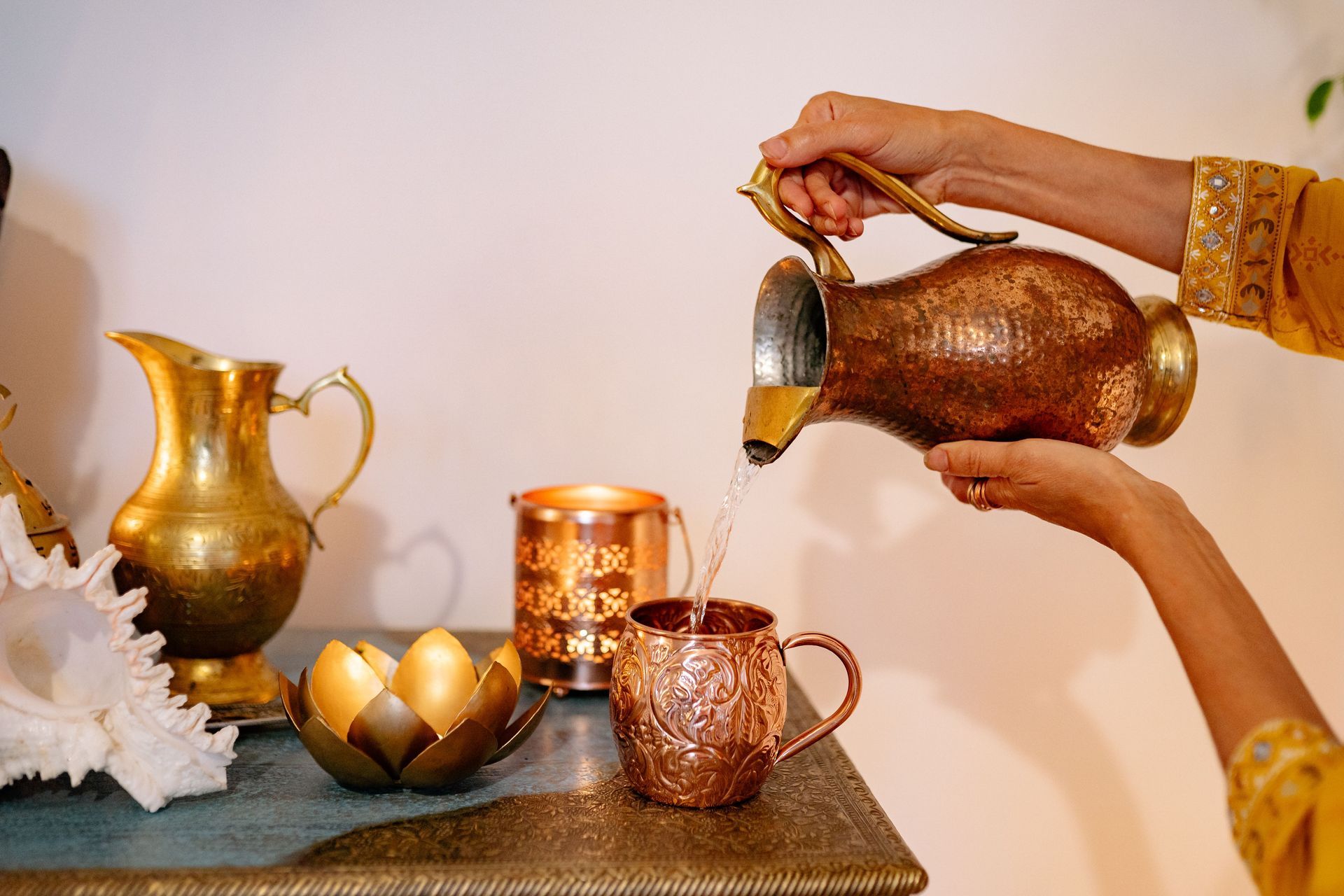 A Healing Mineral (Copper) by Sue Cartwright, Spiral Leaf