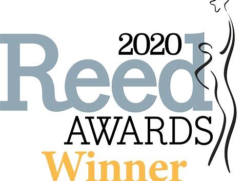 Reed Awards 2020 winner logo with a silhouetted person reaching for a star.