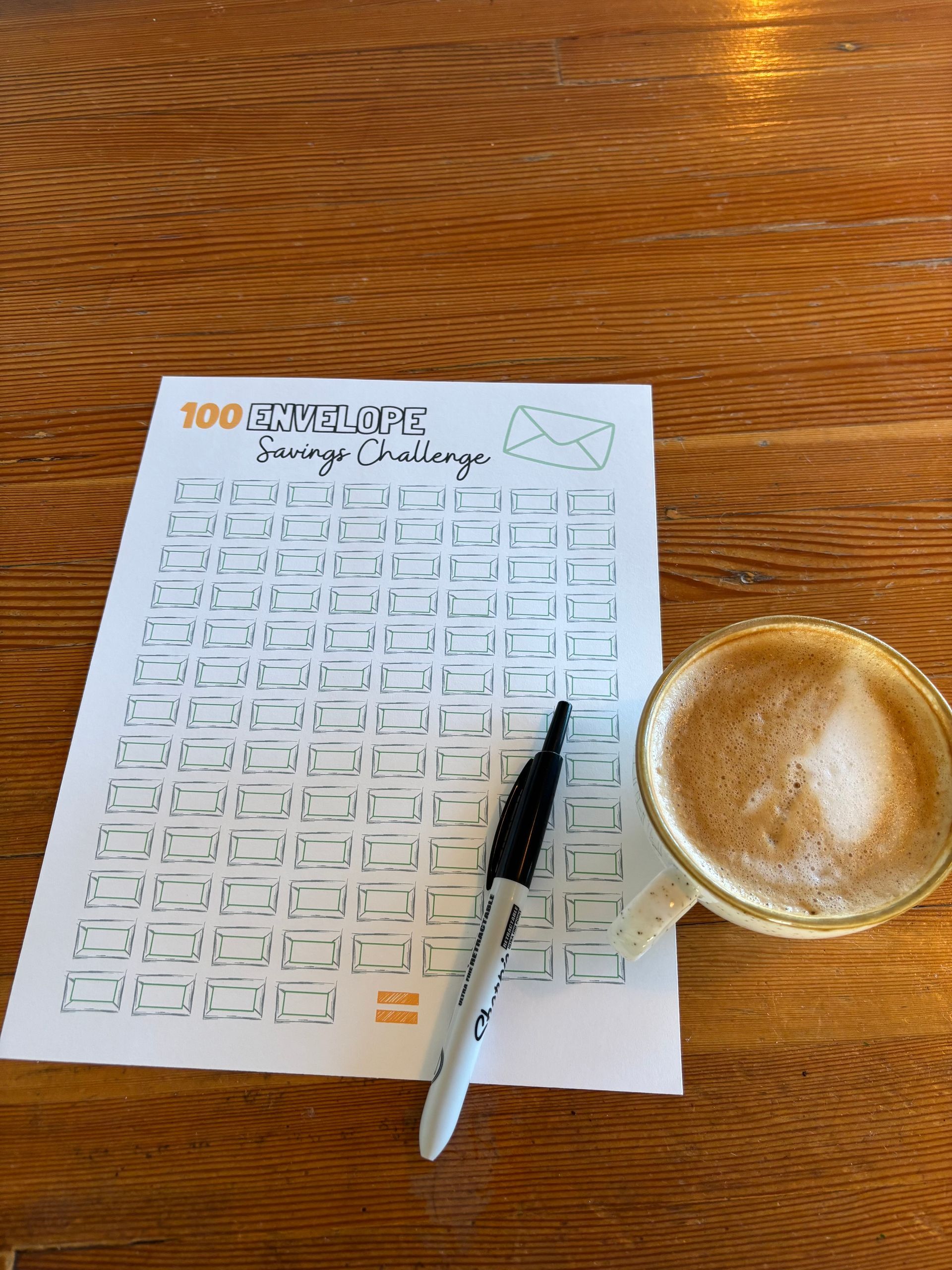 Envelope savings challenge to save money quickly to put towards your money goals!