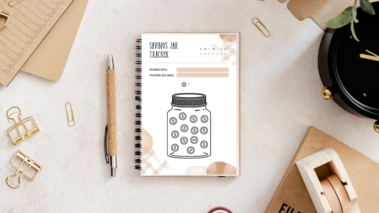 Reach your budgeting and savings goals with this savings tracker. Complete a money saving challenge to jumpstart your savings journey and reset bad spending habits!