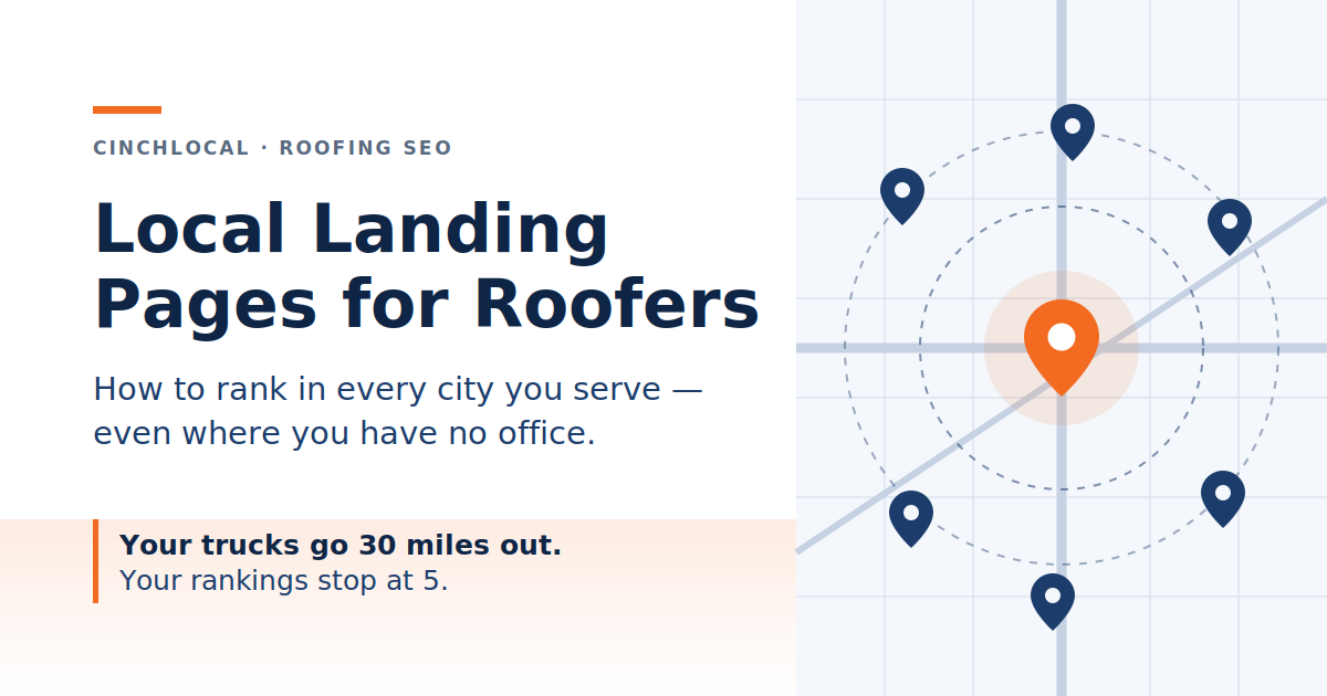 Local Landing Page for Roofers