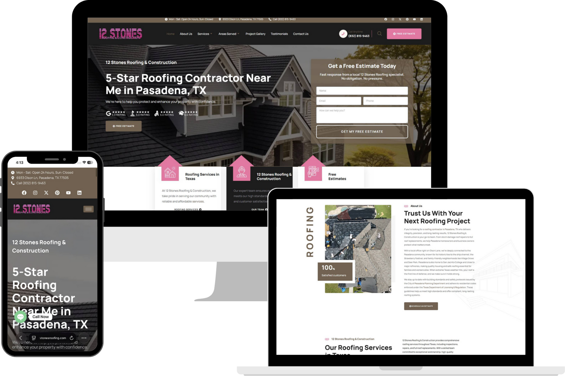 roofer website