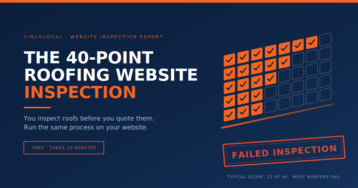 Free Interactive Roofing Website Checklist