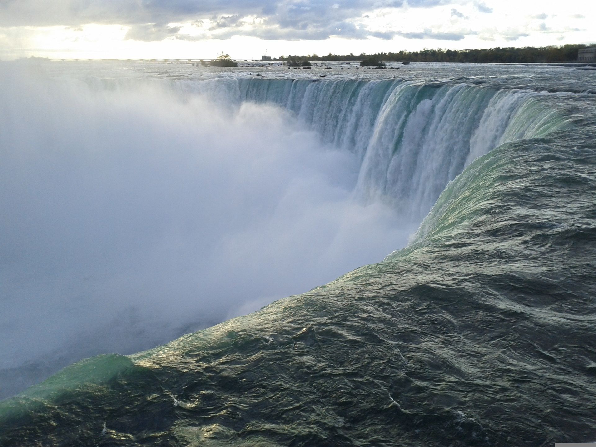 Niagara Falls in summer.