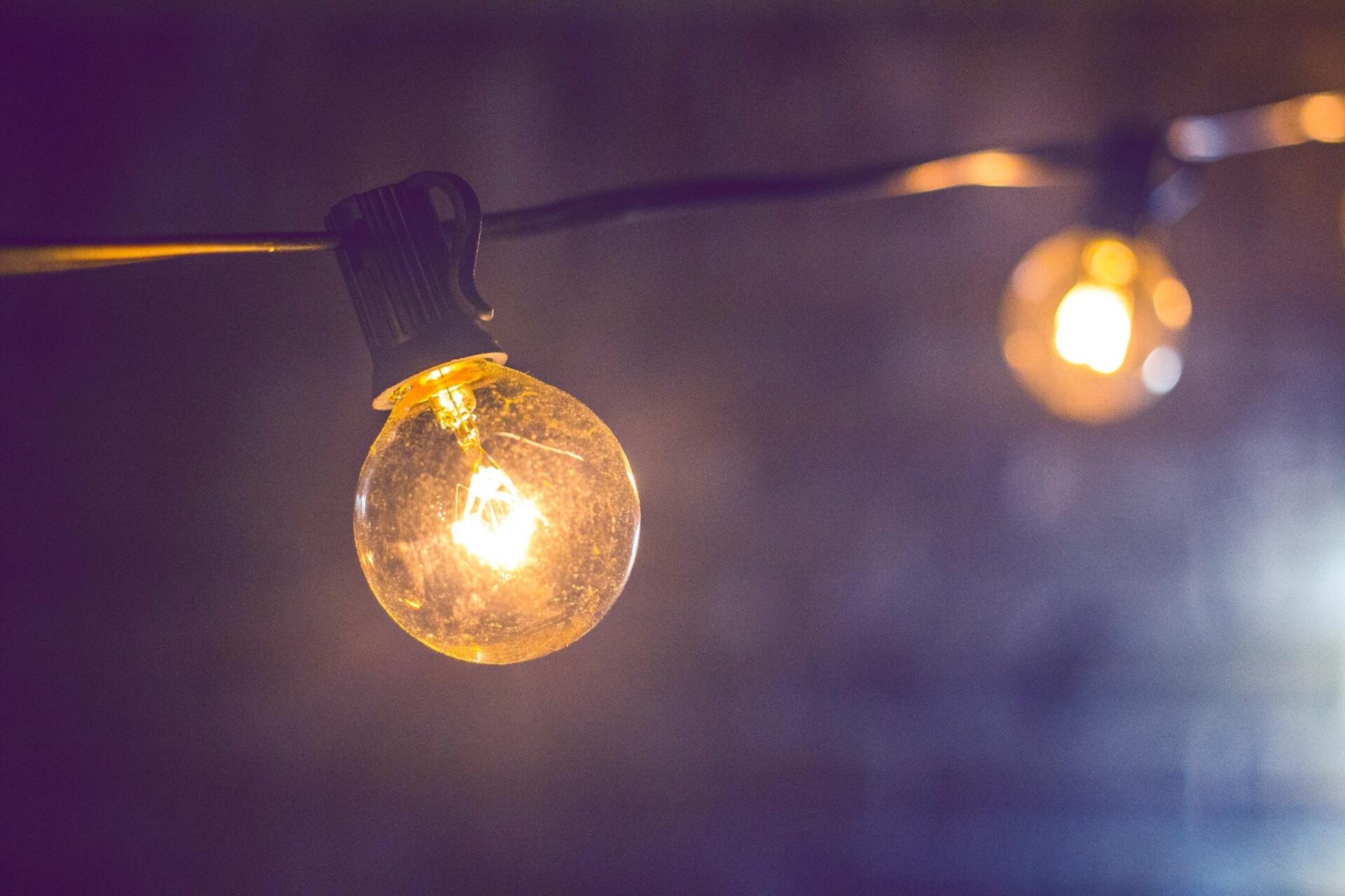 Illuminated globe light bulbs Illuminated globe light bulbs