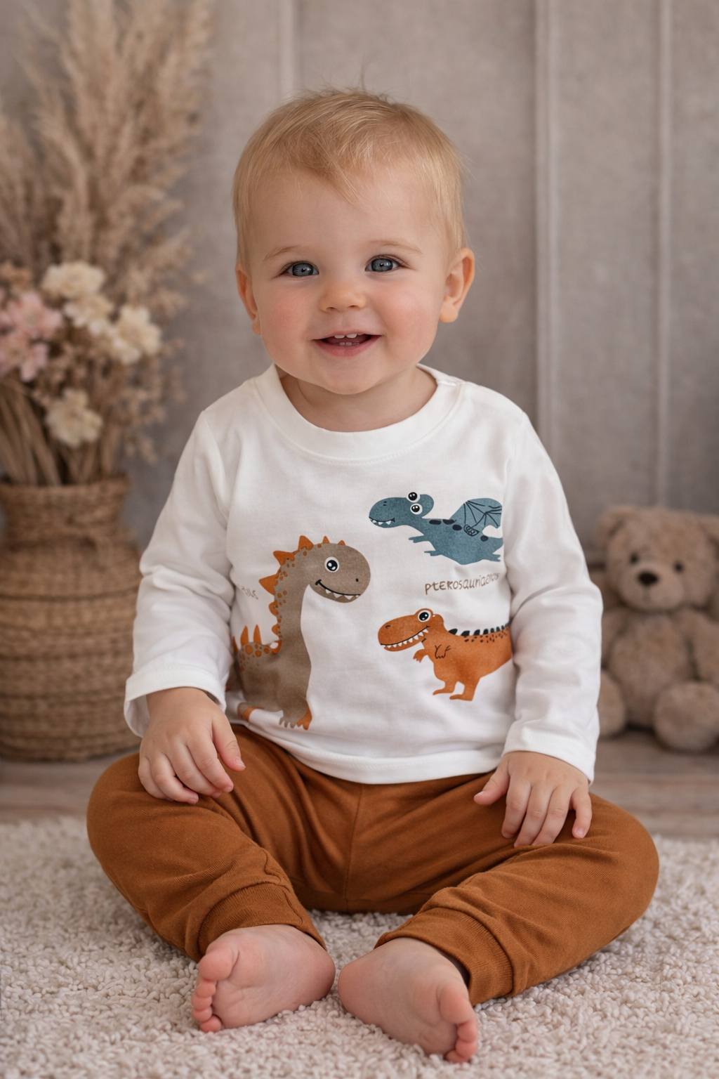 Leuk baby pakje met dino's