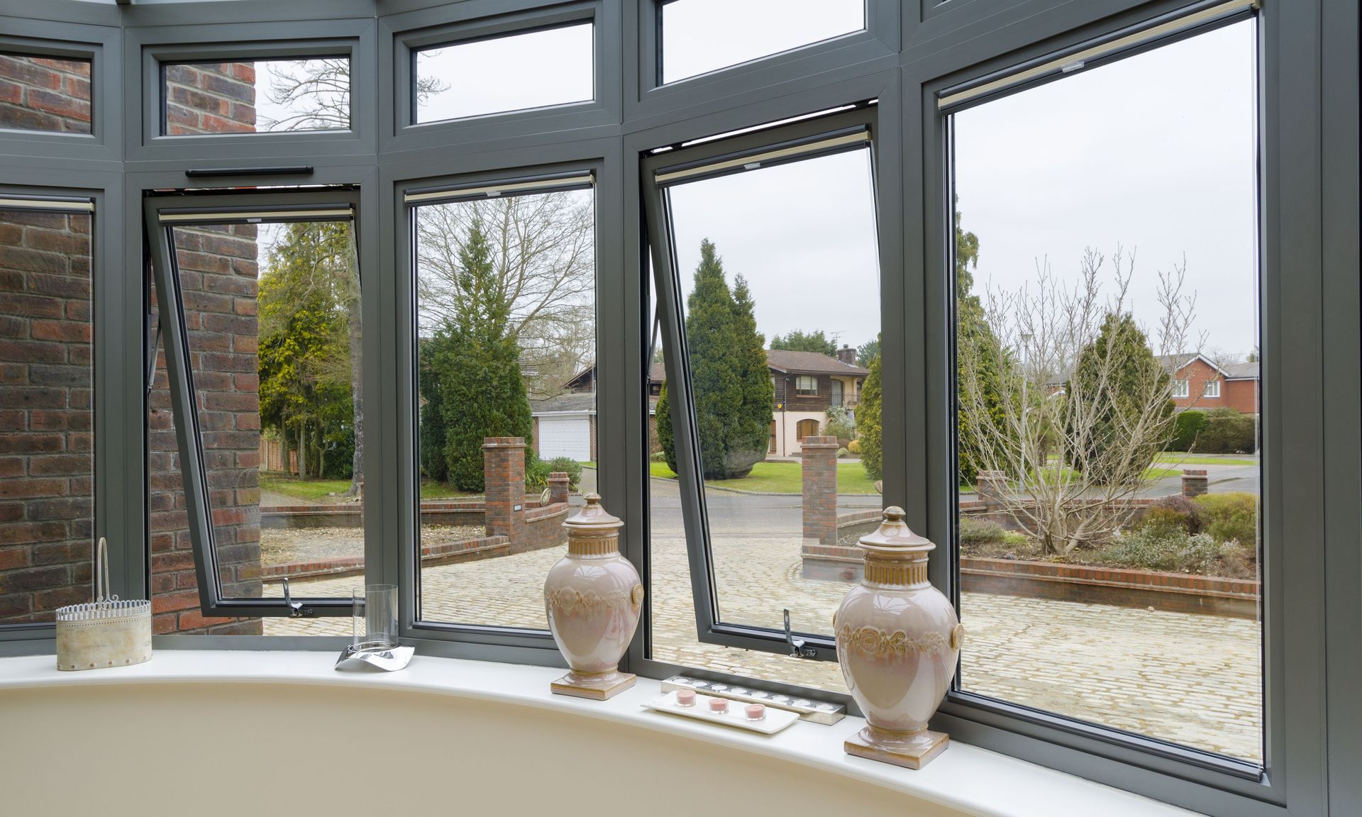 Anthracite grey Aluminium windows Exmouth
