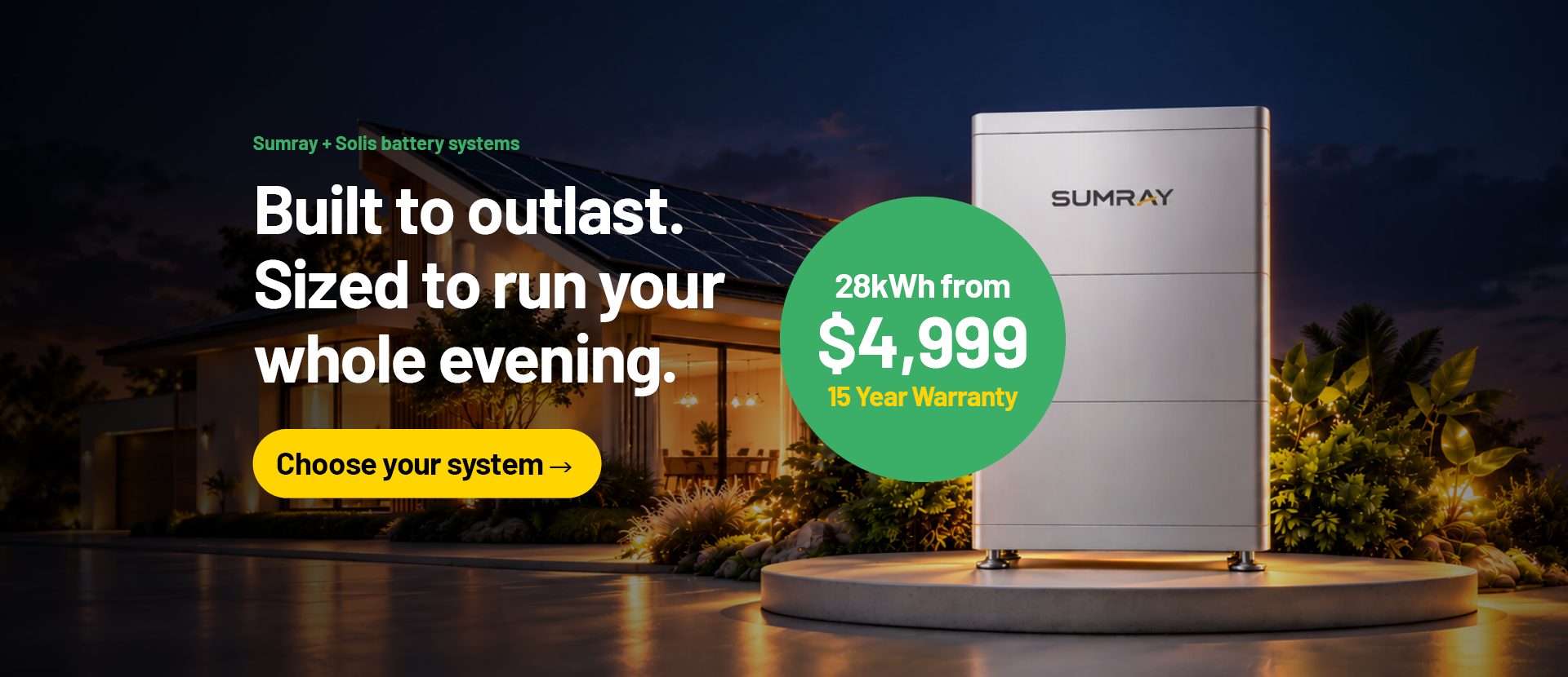 Sumray Solar Battery Installations NSW | SunHarvest