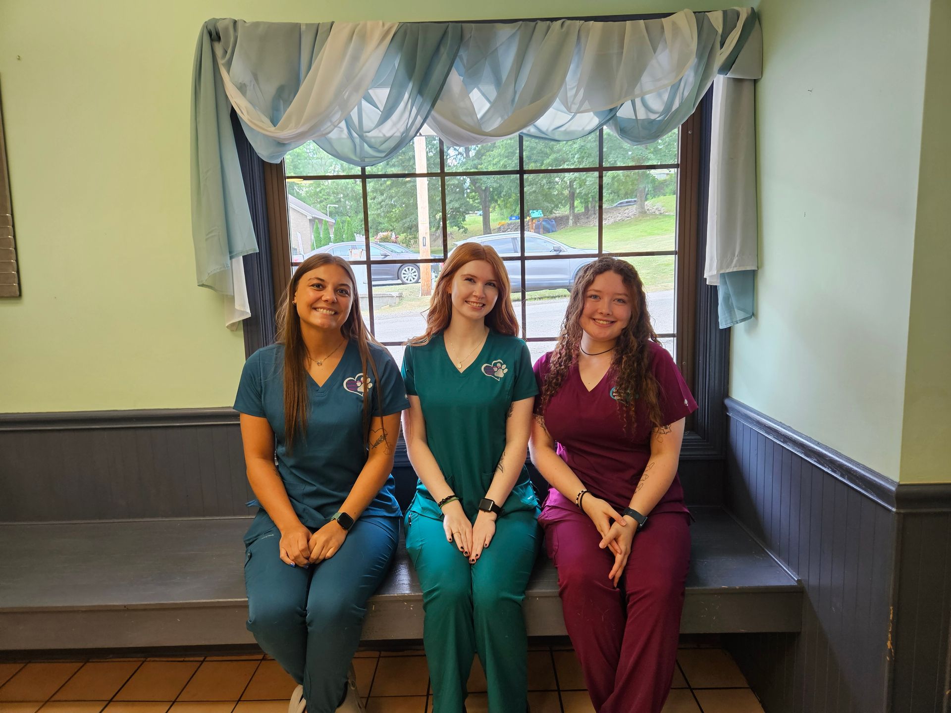 staff in waiting room