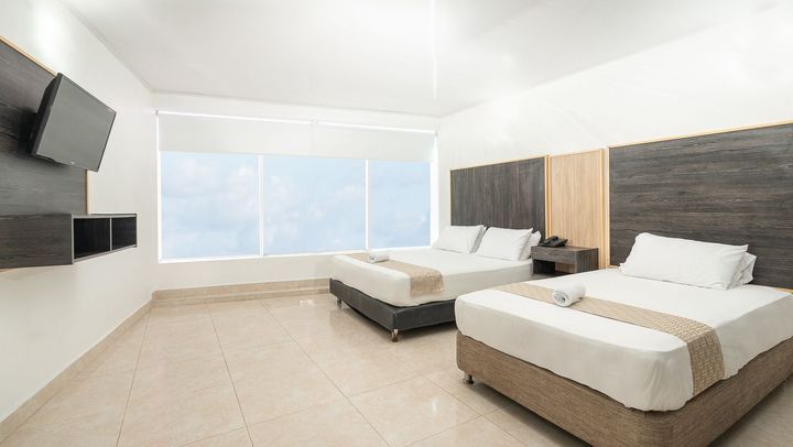 habitacion cuadruple en san andres hotel americas