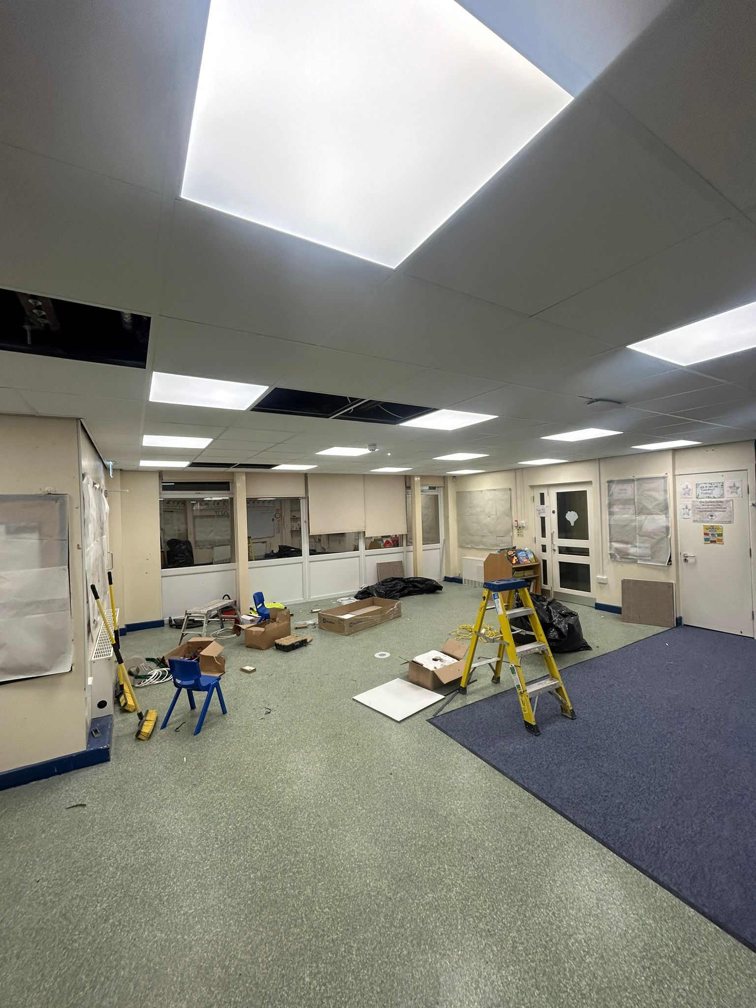 During Ceiling Replacement