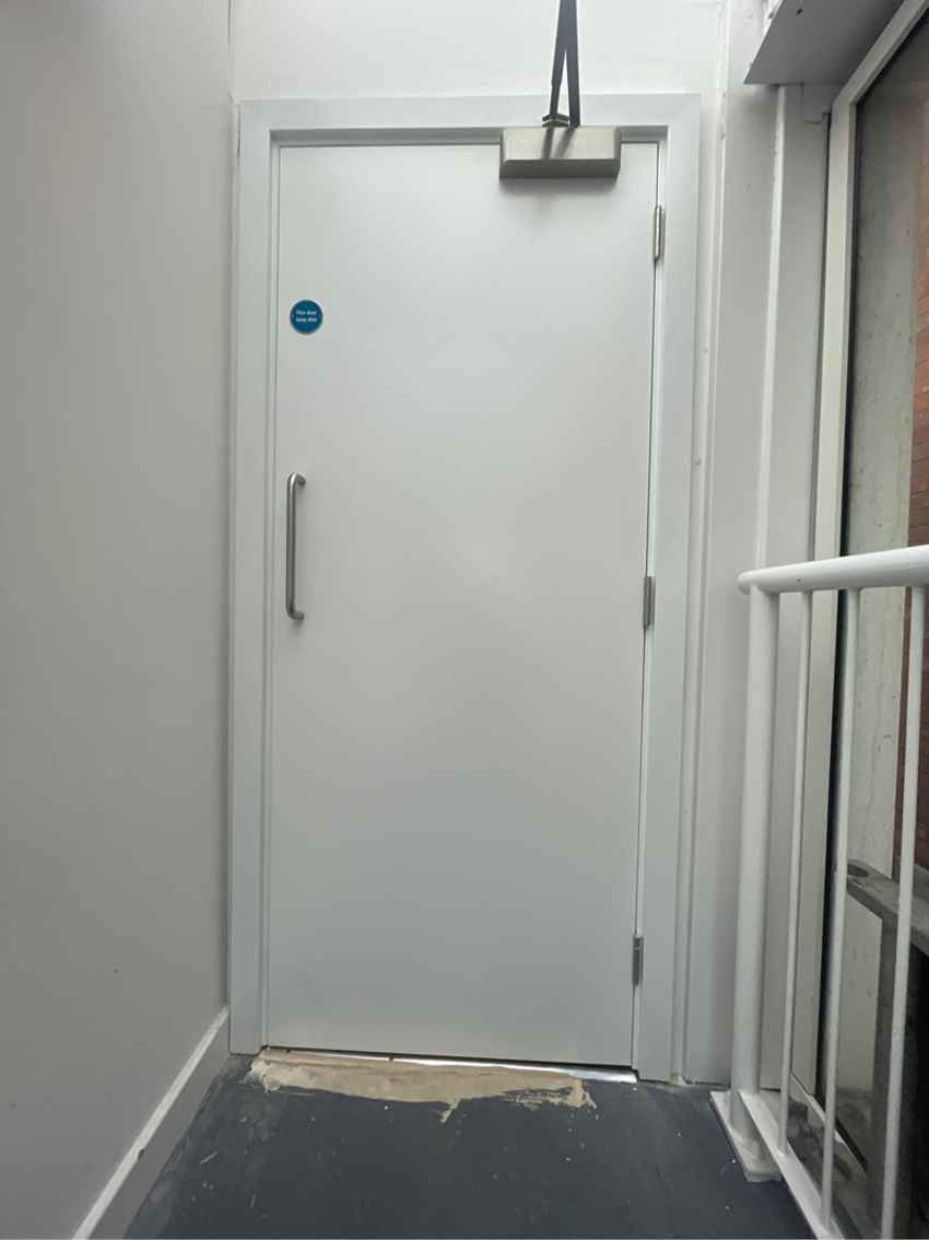Fire Door completed 
