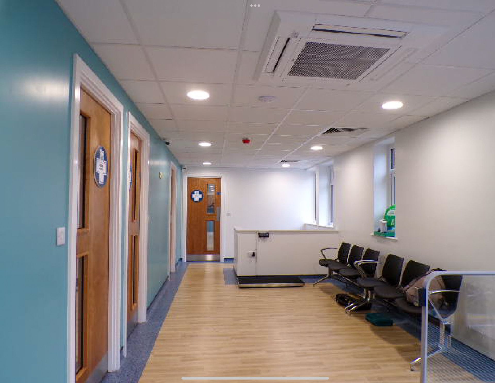 Waiting area at Vets